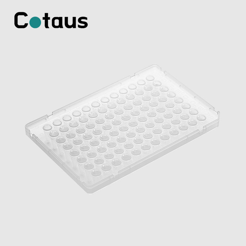 96 Well 0.1ml ពាក់កណ្តាលសំពត់ ABI PCR Plate